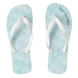 Chinelos Impressão de Pata de Urso Polar