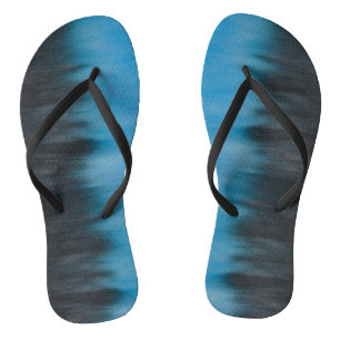 Chinelos Impressão de Ti Tie Dye de Manchas Escuras