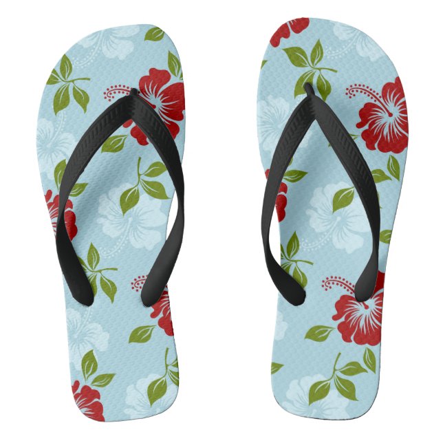 Chinelos Impressão havaiano (Pé da cama)