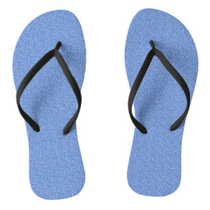 Chinelos Impressão Metálico azul-brilhante noiva de Casamen