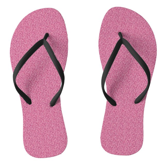 Chinelos Impressão Metálico cor-de-rosa noiva de Casamento  (Pé da cama)