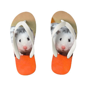 Chinelos Infantis Animal de estimação engraçado manchado do hamst