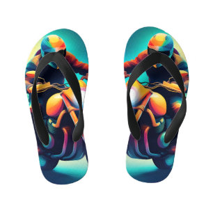 Chinelos Infantis bicicleta