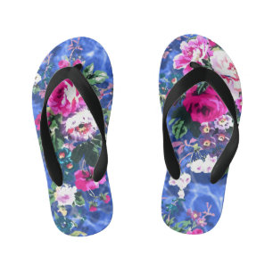 Chinelos Infantis Buquês com rosas