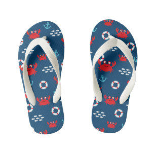 Chinelos Infantis Caranguejo com Lifebuoy