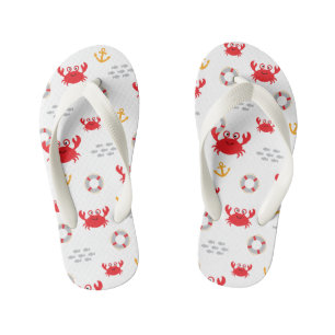 Chinelos Infantis Caranguejo com Lifebuoy