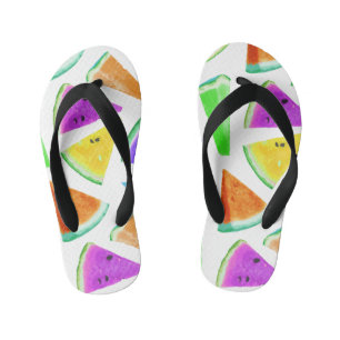 Chinelos Infantis Criação de Padrão de Melancia 6