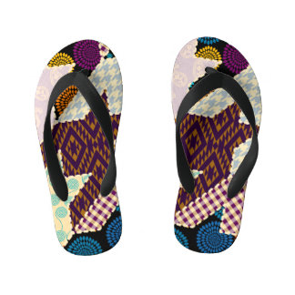 Chinelos Infantis Dente-punho-punho: Backgroun Sem Vista Vintage