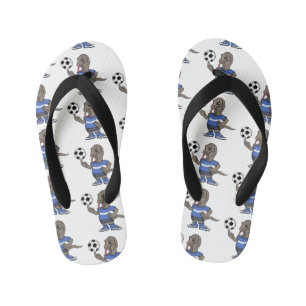 Chinelos Infantis Dragão Komodo engraçado bonito jogando cartoon de