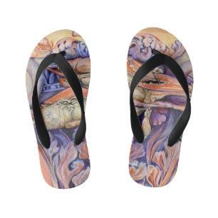 Chinelos Infantis Etiqueta de Reprodução de Spike e Curly