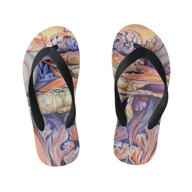 Chinelos Infantis Etiqueta de Reprodução de Spike e Curly (Pé da cama)