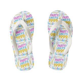 Chinelos Infantis Festa Como Se Fosse 1999®™ – Trilha Sonora Neon El