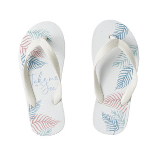 Chinelos Infantis Flip-flop Take me to the sea