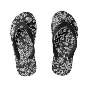 Chinelos Infantis Flores decorativas 21