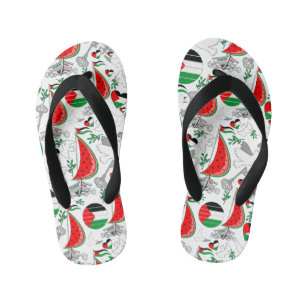 Chinelos Infantis Freedom Global Sumud Flotilla Boats para Gaza