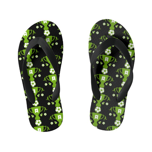 Chinelos Infantis Futebol de futebol - Fan Thongs (Pé da cama)