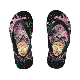 Chinelos Infantis Garota Gamer