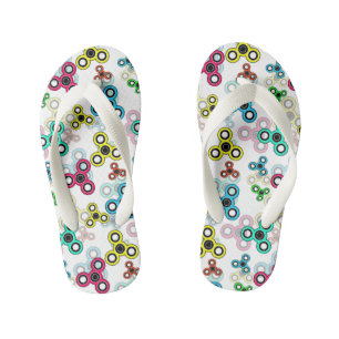 Chinelos Infantis Giros multicoloridos