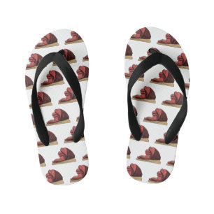 Chinelos Infantis Ilustração de desenho animado de Ham