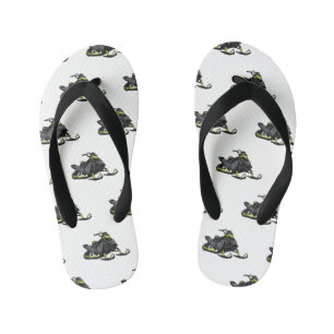 Chinelos Infantis Ilustração de desenho animado Snowmobile
