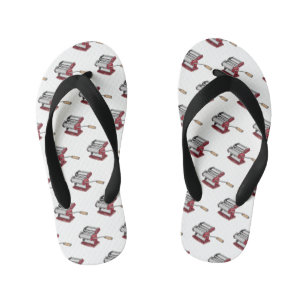 Chinelos Infantis Ilustração de desenho do fabricante de massas