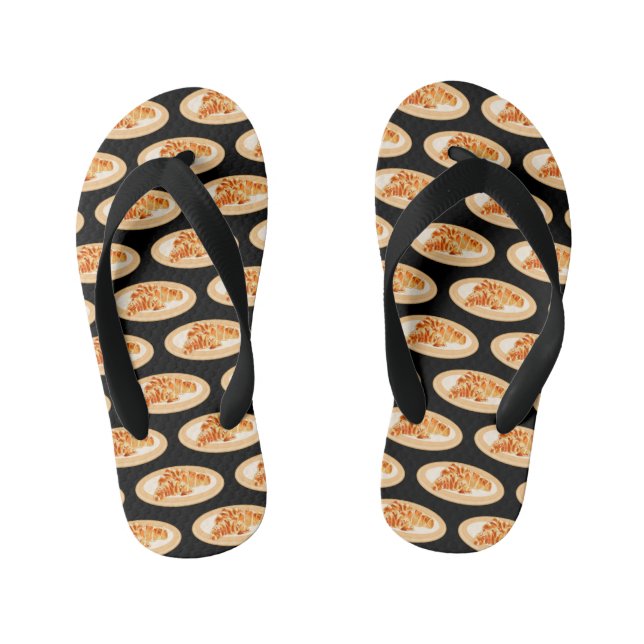 Chinelos Infantis Imagem croissant (Pé da cama)