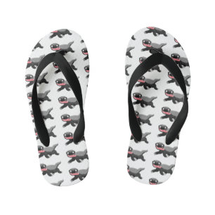 Chinelos Infantis Imagem de desenhos animados famintos e engraçados