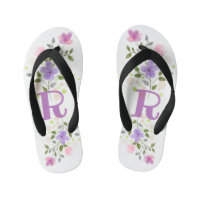 Letra inicial R Plus Design floral