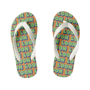 Chinelos Infantis Loon Doric Scottish Dialect Flipflops,