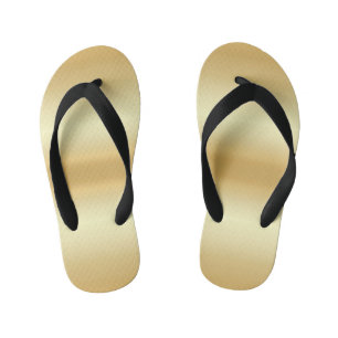 Chinelos Infantis Modelo Dourado personalizado moderno e brilhante