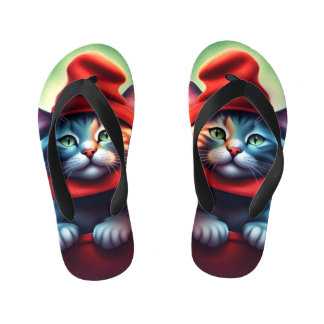 Chinelos Infantis o gato mago