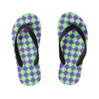 Padrão de Diamante do Verificador Verde Roxo