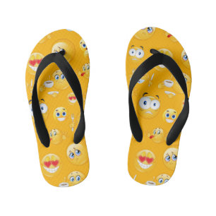 Chinelos Infantis Padrão de Emoji 2