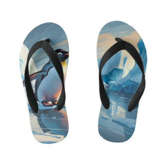 Chinelos Infantis Penguin Themed