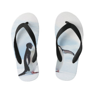 Chinelos Infantis Pinguins Adelie