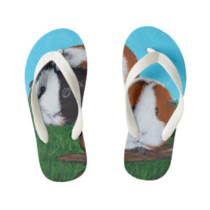 Chinelos Infantis Pintura em porcos