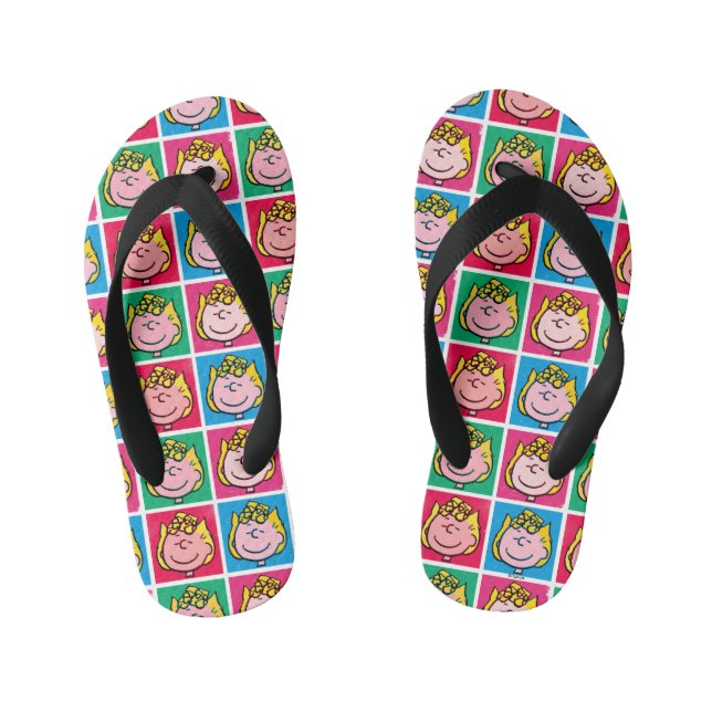 Chinelos Infantis Pop Art Sally | Padrão Mod for You (Pé da cama)
