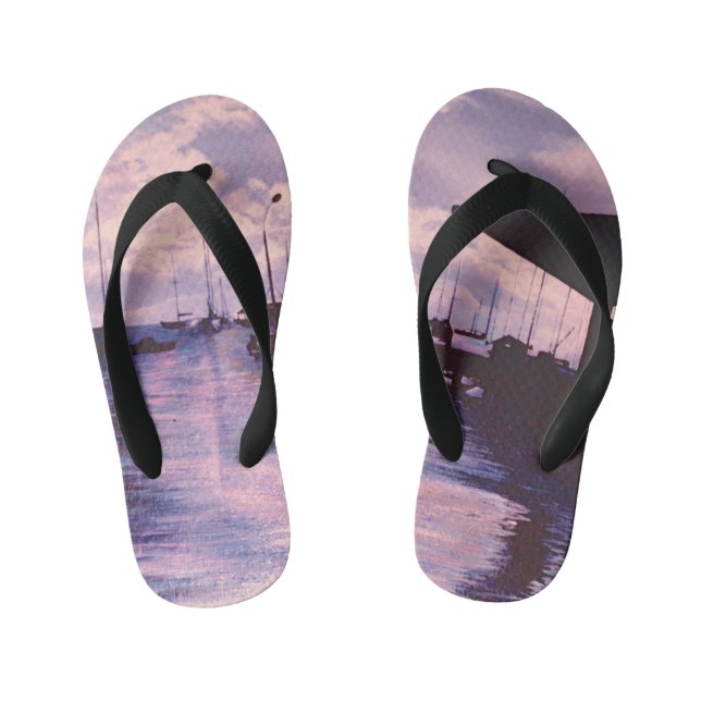 Chinelos Infantis Porto de Fort de France, Martinica (Pé da cama)