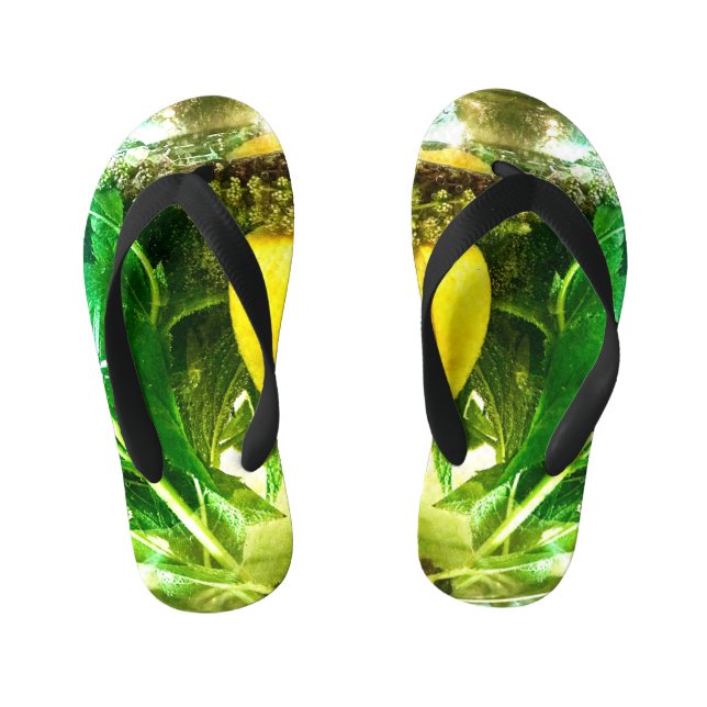 Chinelos Infantis Quando a vida te dá limões (Pé da cama)