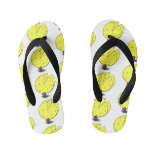 Chinelos Infantis Rato bonito com ilustração de desenho animado de