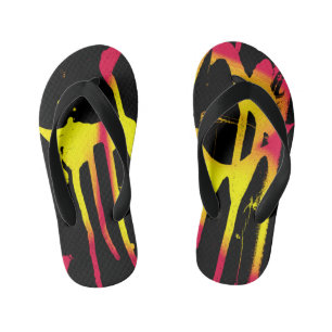 Chinelos Infantis rebarbas e expurgos e bacanais