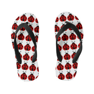 Chinelos Infantis Red Lady Bugs