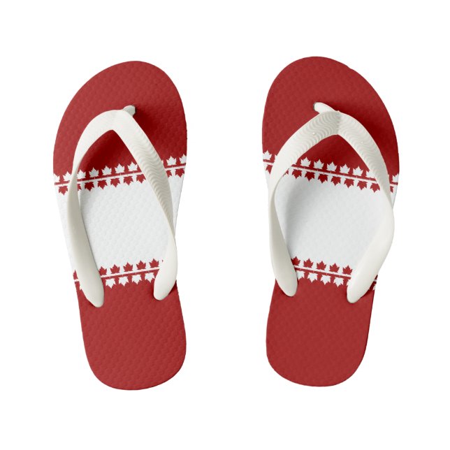 Chinelos Infantis Sacudir do Canadá Sandals Kid's Canada Calçados (Pé da cama)