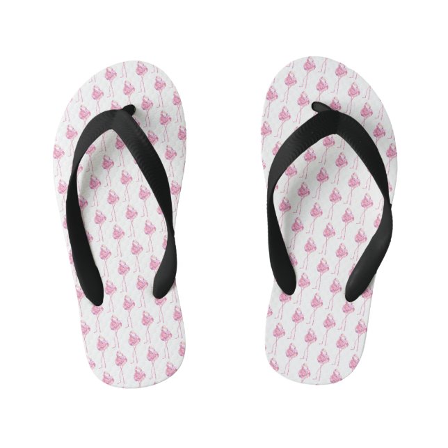 Chinelos Infantis Série Flamingo Ternura Design 3 (Pé da cama)