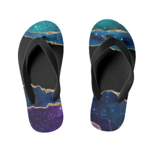 Chinelos Infantis Série Galaxy Agate Design 10