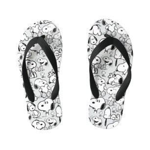 Chinelos Infantis Snoopy Smile Giggle Ria Padrão