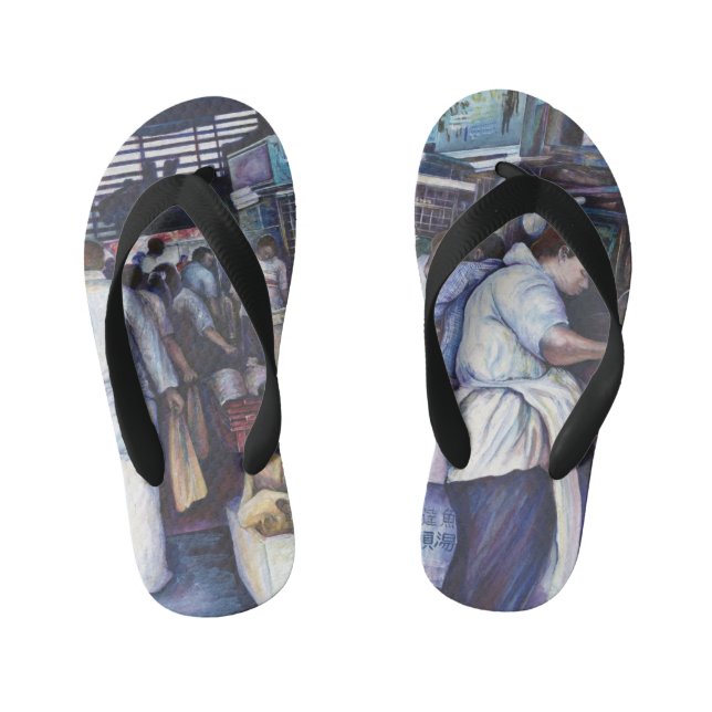 Chinelos Infantis Sopa de Cabeça de Peixe, Singapura (Pé da cama)