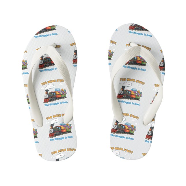 Chinelos Infantis "Too Much Stuff" Happy Express (Pé da cama)