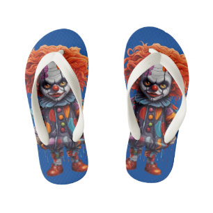 Chinelos Infantis vestir em torno da casa Halloween