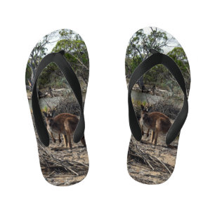Chinelos Infantis Wild Bush Kangaroo,